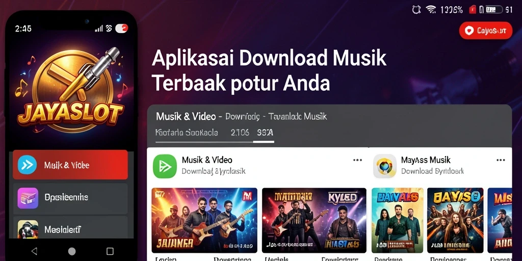 Tampilan antarmuka aplikasi JAYASLOT yang user-friendly dan intuitif.