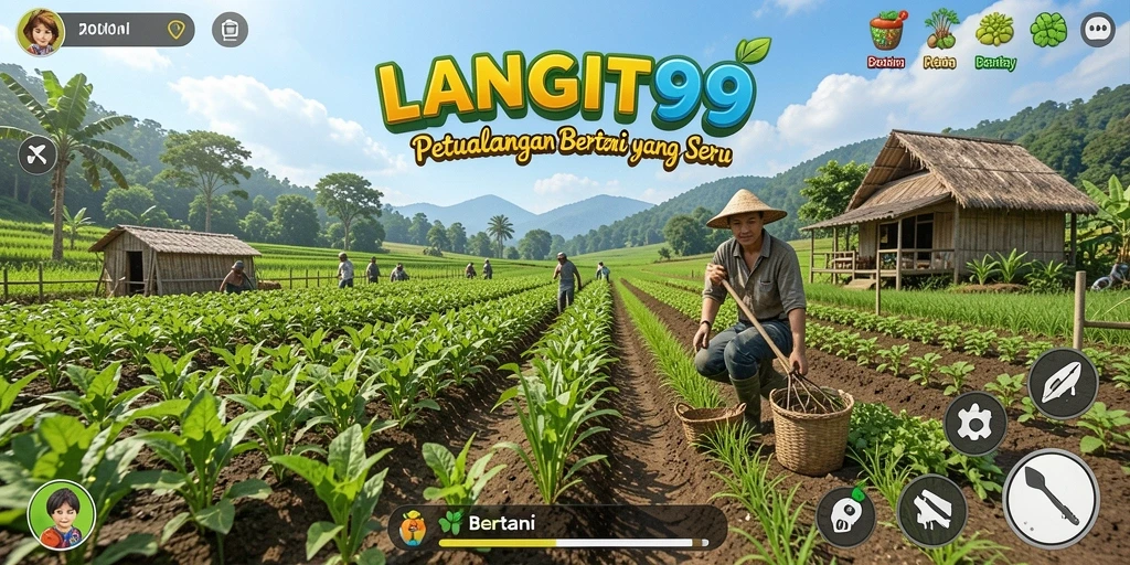 Tampilan antarmuka LANGIT99 yang menarik dan ramah pengguna.