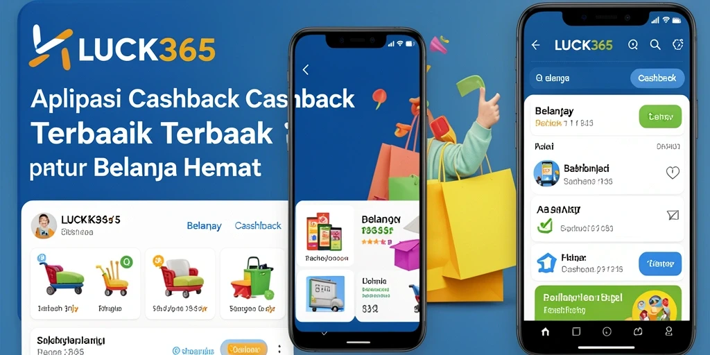 Antarmuka LUCK365 yang menawan dan fungsional untuk Cashback.