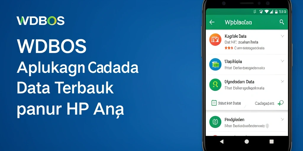 Tampilan antarmuka WDBOS yang sederhana dan fungsional.