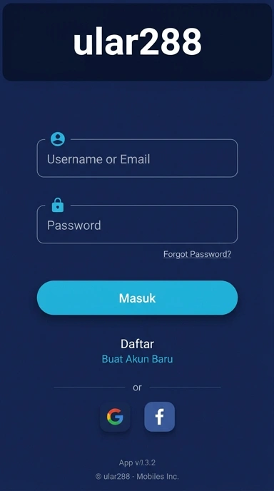 Masuk Akun Ular288 untuk Pengguna Android